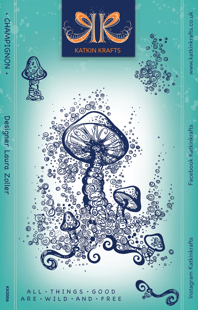 Katkin Krafts Champignon A5 Clear Stamp Set (KK0006) (OUTLET) Katkin Krafts Champignon A5 Clear Stamp Set (KK0006) (OUTLET)