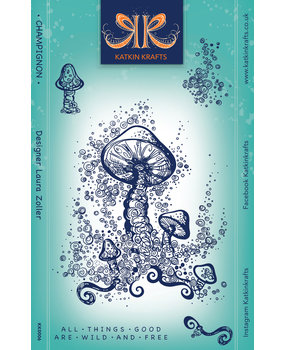 Katkin Krafts Champignon A5 Clear Stamp Set (KK0006) (OUTLET)