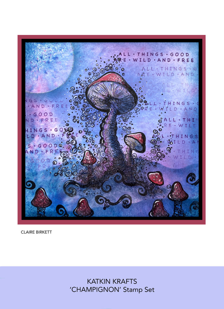 Katkin Krafts Champignon A5 Clear Stamp Set (KK0006) (OUTLET) Katkin Krafts Champignon A5 Clear Stamp Set (KK0006) (OUTLET)