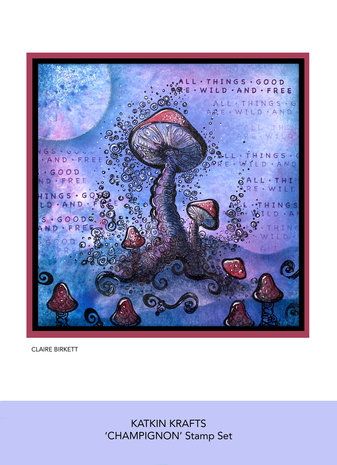 Katkin Krafts Champignon A5 Clear Stamp Set (KK0006) (OUTLET) Katkin Krafts Champignon A5 Clear Stamp Set (KK0006) (OUTLET)