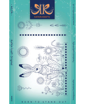 Katkin Krafts Hilda A5 Clear Stamp Set (KK0010) (OUTLET) Katkin Krafts Hilda A5 Clear Stamp Set (KK0010) (OUTLET)
