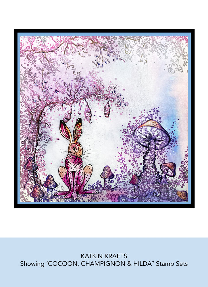 Katkin Krafts Hilda A5 Clear Stamp Set (KK0010) (OUTLET) Katkin Krafts Hilda A5 Clear Stamp Set (KK0010) (OUTLET)