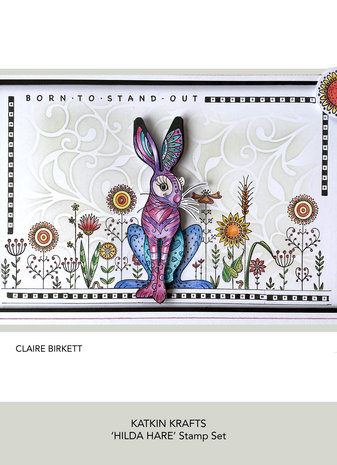 Katkin Krafts Hilda A5 Clear Stamp Set (KK0010) (OUTLET) Katkin Krafts Hilda A5 Clear Stamp Set (KK0010) (OUTLET)