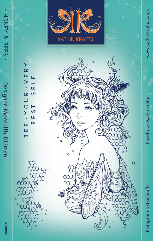 Katkin Krafts Honey & Bees A5 Clear Stamp Set (KK0008) (OUTLET) Katkin Krafts Honey & Bees A5 Clear Stamp Set (KK0008) (OUTLET)