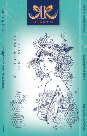 Katkin Krafts Honey & Bees A5 Clear Stamp Set (KK0008) (OUTLET) Katkin Krafts Honey & Bees A5 Clear Stamp Set (KK0008) (OUTLET)