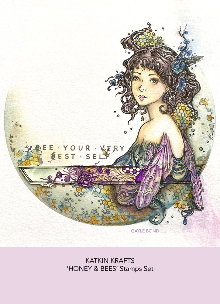 Katkin Krafts Honey & Bees A5 Clear Stamp Set (KK0008) (OUTLET) Katkin Krafts Honey & Bees A5 Clear Stamp Set (KK0008) (OUTLET)