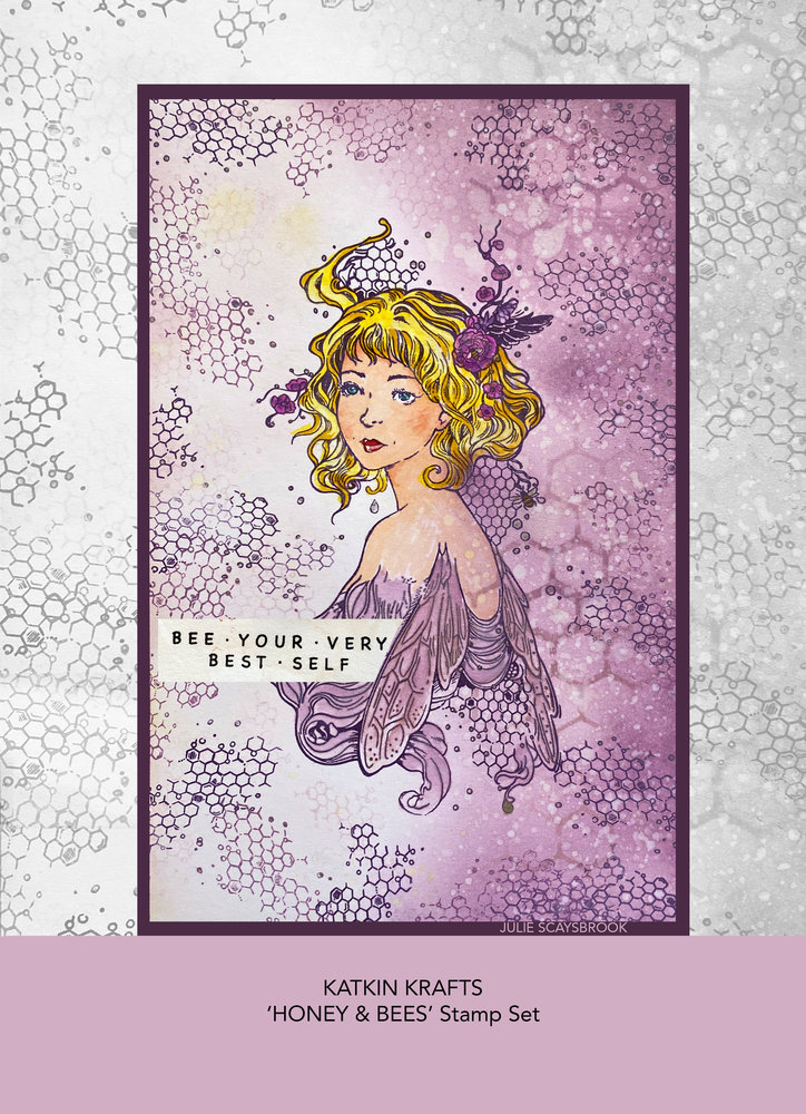 Katkin Krafts Honey & Bees A5 Clear Stamp Set (KK0008) (OUTLET) Katkin Krafts Honey & Bees A5 Clear Stamp Set (KK0008) (OUTLET)