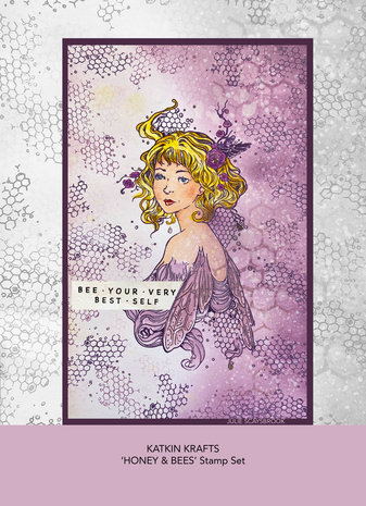 Katkin Krafts Honey & Bees A5 Clear Stamp Set (KK0008) (OUTLET) Katkin Krafts Honey & Bees A5 Clear Stamp Set (KK0008) (OUTLET)