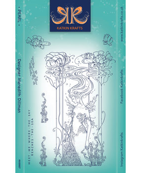 Katkin Krafts Pearl A5 Clear Stamp Set (KK0007) (OUTLET)