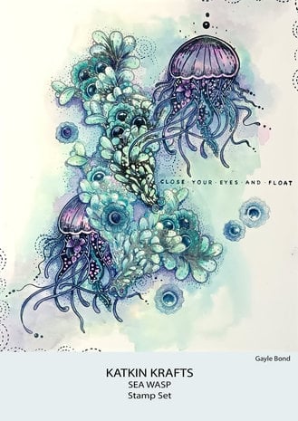 Katkin Krafts Sea Wasp A5 Clear Stamp Set (KK0001) (OUTLET) Katkin Krafts Sea Wasp A5 Clear Stamp Set (KK0001) (OUTLET)