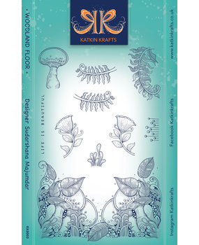 Katkin Krafts Woodland Floor A5 Clear Stamp Set (KK0003) (OUTLET)