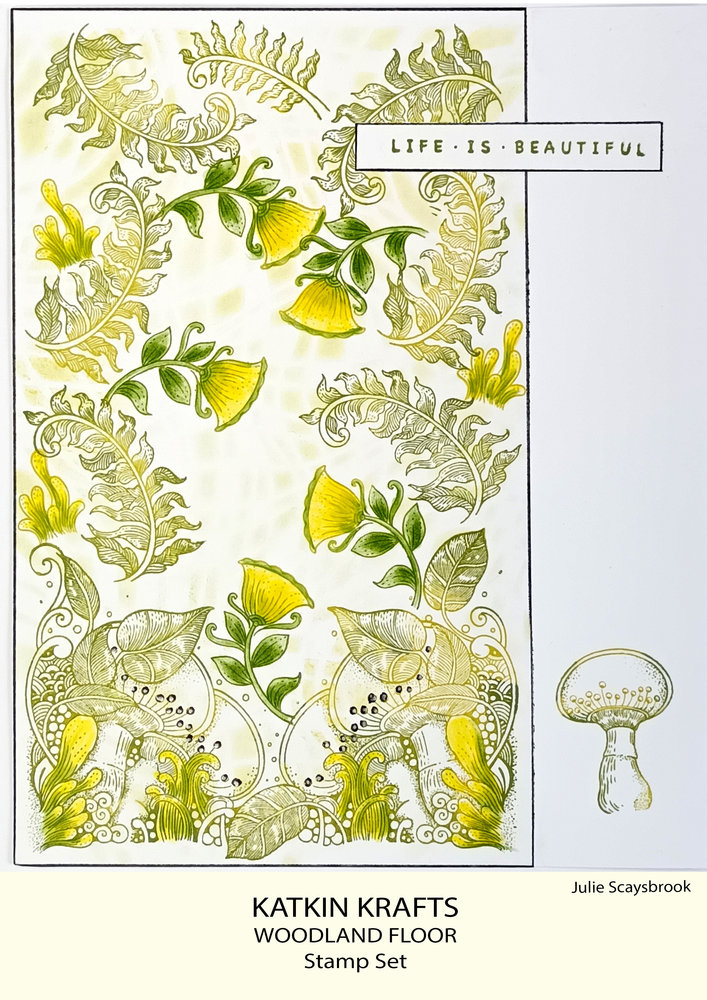 Katkin Krafts Woodland Floor A5 Clear Stamp Set (KK0003) (OUTLET)