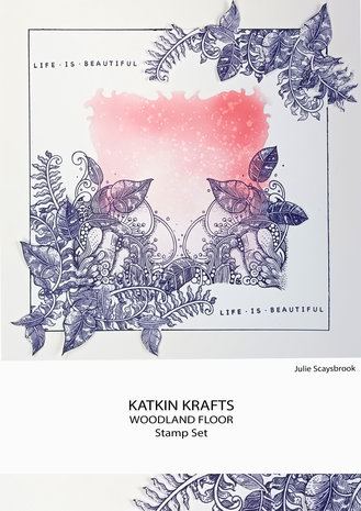 Katkin Krafts Woodland Floor A5 Clear Stamp Set (KK0003) (OUTLET)