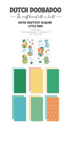 Dutch Doobadoo Crafty Kit Slimline Little Dino (473.005.043) (OUTLET) Dutch Doobadoo Crafty Kit Slimline Little Dino (473.005.043) (OUTLET)