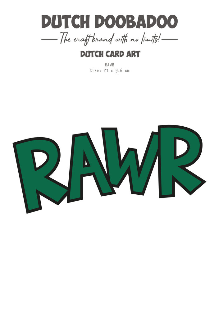Dutch Doobadoo Dutch Card Art A5 RAWR (470.784.231) (OUTLET)