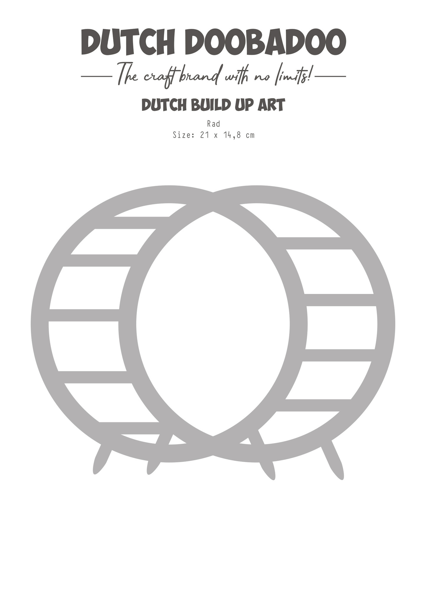 Dutch Card Art Build Up A5 Hamster Wheel (470.784.228) - Craftlines B.V.
