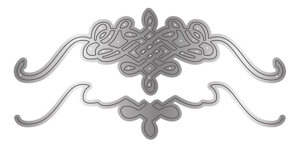 Gemini Baroque Border Dijon Elements Dies (GEM-ELE-MD-DIJO) (DISCONTINUED)