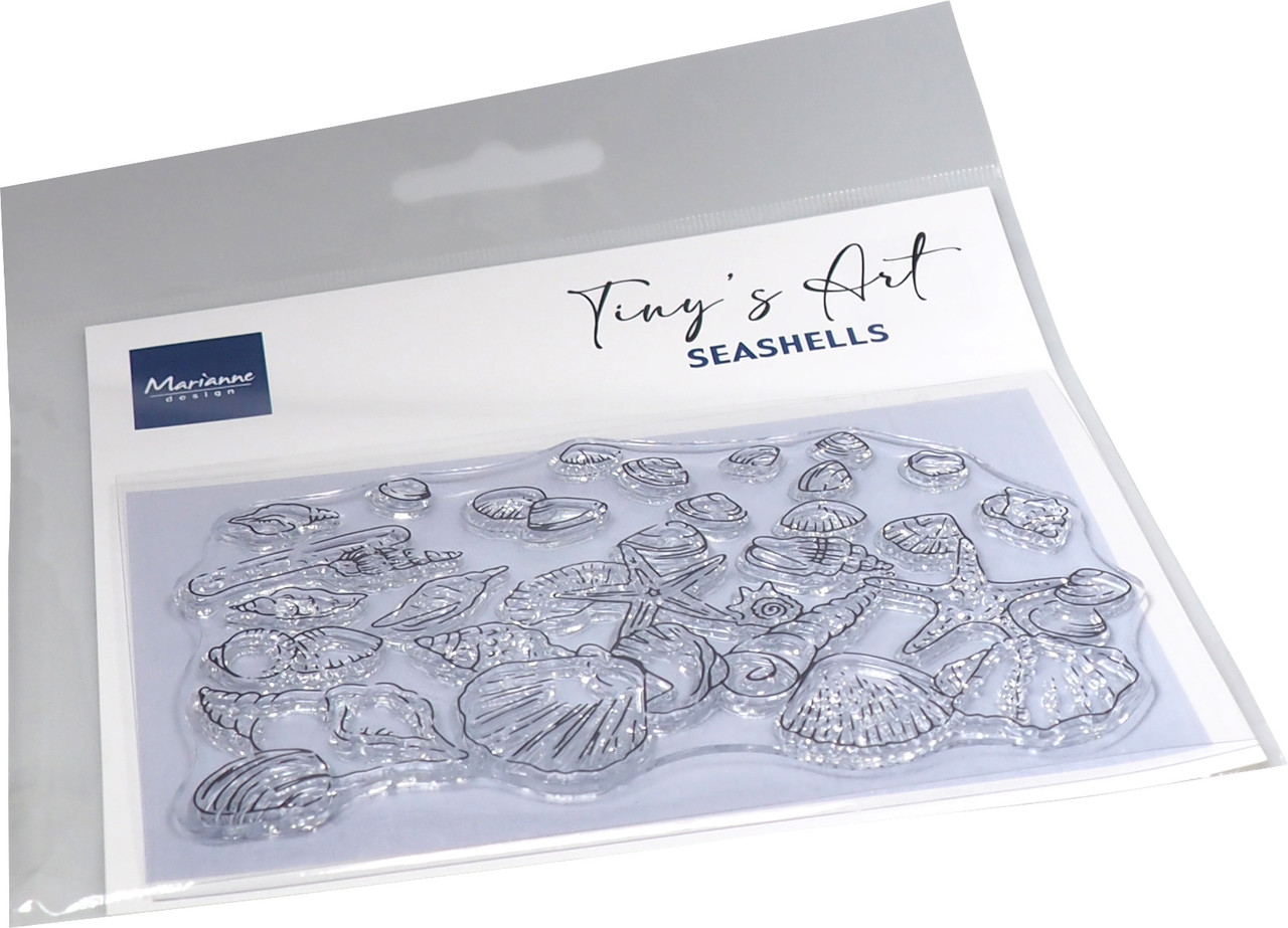 Marianne Design Clear Stamps Tiny's Art Seashells (TC0910) (DISCONTINUED)