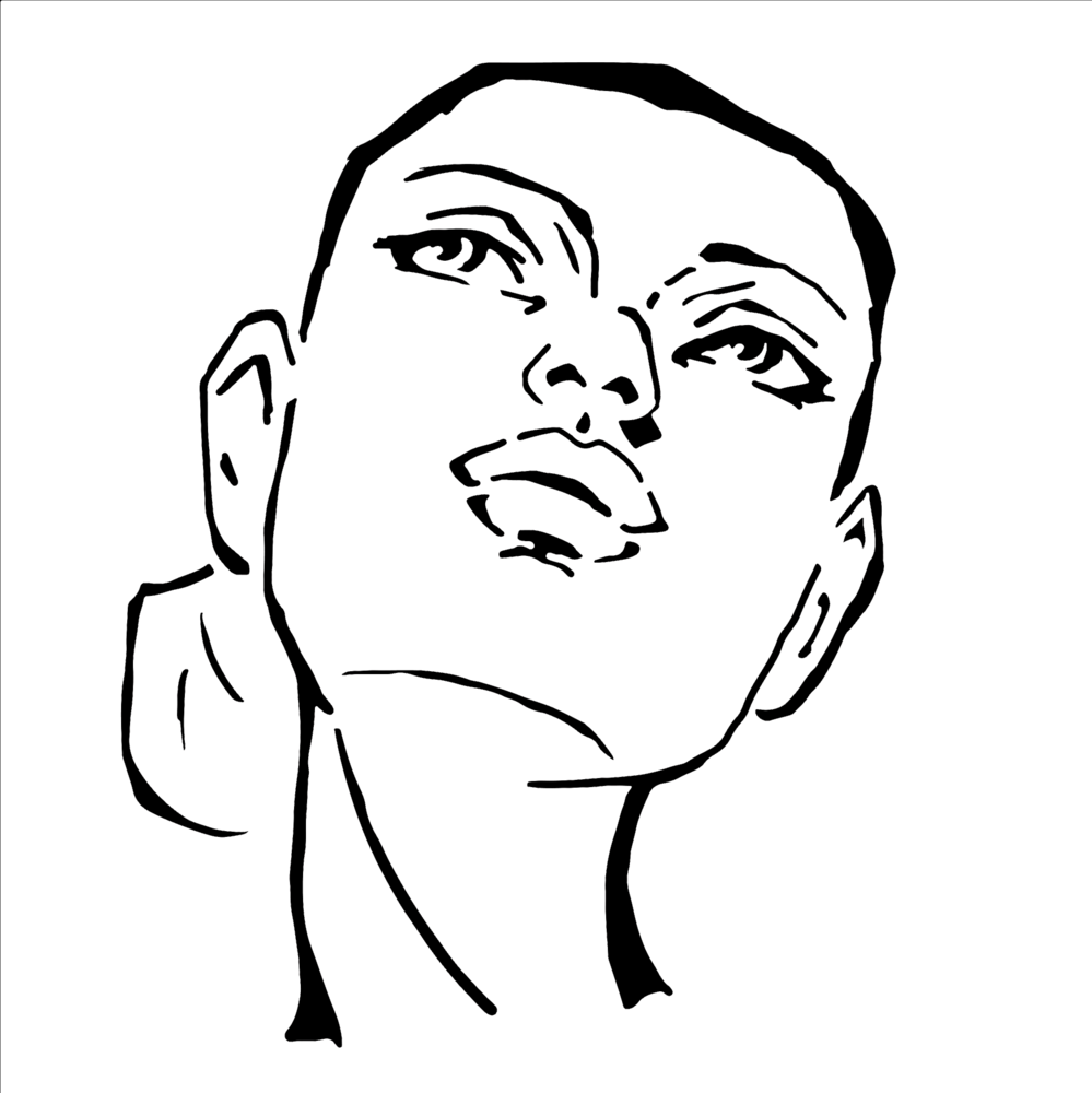 Creative Expressions Jane Davenport 6x6 Inch Stencil Head Turn Chin Up (CEJDST013) (OUTLET) Creative Expressions Jane Davenport 6x6 Inch Stencil Head Turn Chin Up (CEJDST013) (OUTLET)