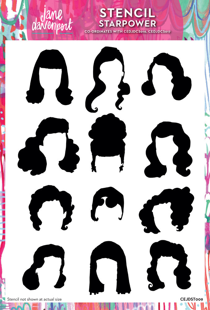 Creative Expressions Jane Davenport A4 Stencil Starpower (CEJDST009) (OUTLET) Creative Expressions Jane Davenport A4 Stencil Starpower (CEJDST009) (OUTLET)