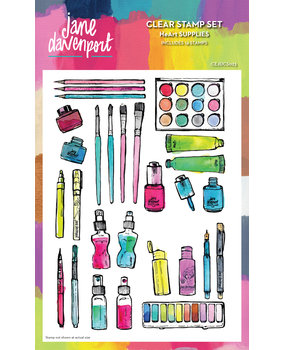 Creative Expressions Jane Davenport Clear Stamp Set HeArt Supplies (CEJDCS023) (OUTLET)