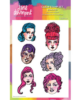 Creative Expressions Jane Davenport Clear Stamp Set Starlets 1 (CEJDCS016) (OUTLET) Creative Expressions Jane Davenport Clear Stamp Set Starlets 1 (CEJDCS016) (OUTLET)