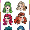 Creative Expressions Jane Davenport Clear Stamp Set Starlets 2 (CEJDCS017) (DISCONTINUED) Creative Expressions Jane Davenport Clear Stamp Set Starlets 2 (CEJDCS017) (DISCONTINUED)