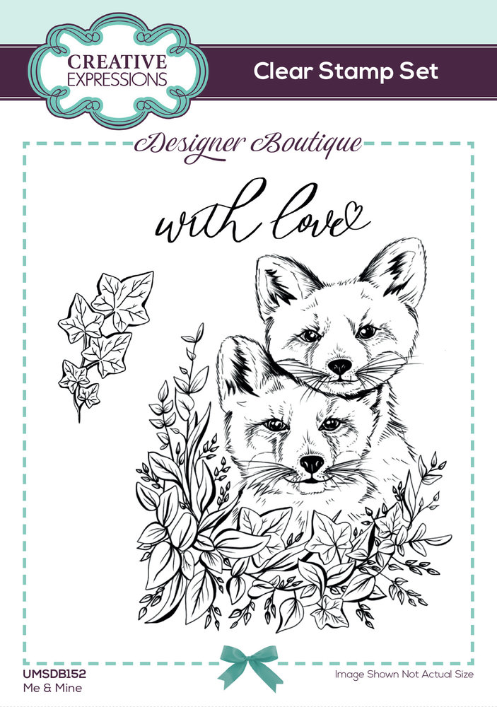Creative Expressions Designer Boutique Clear Stamp A6 Me & Mine (UMSDB152) (OUTLET)