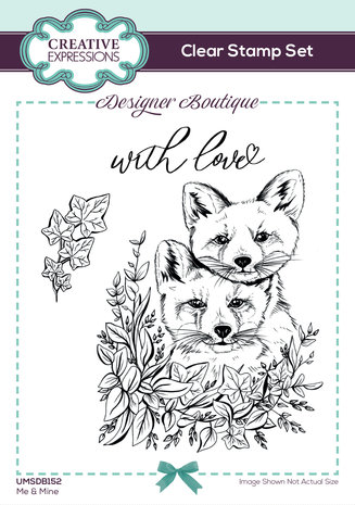 Creative Expressions Designer Boutique Clear Stamp A6 Me & Mine (UMSDB152) (OUTLET)