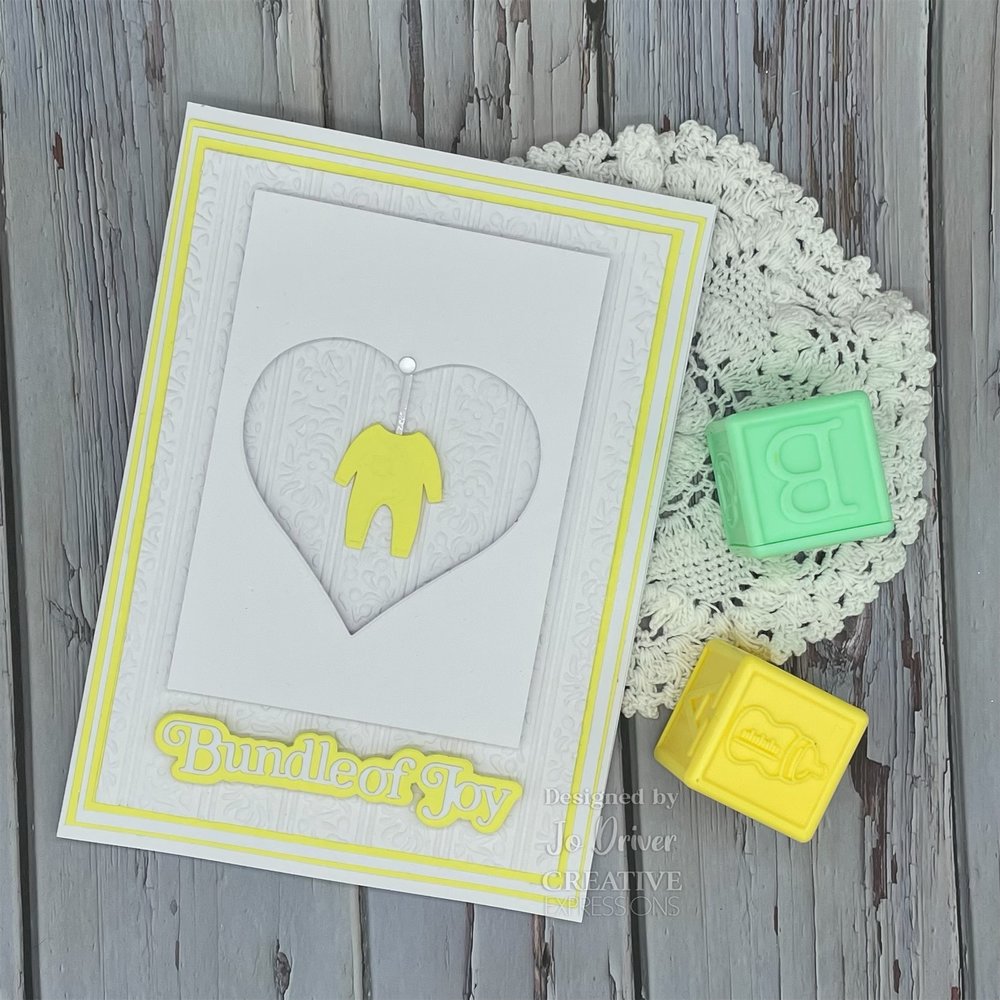 Creative Expressions Sue Wilson Craft Die Mini Shadowed Sentiments Bundle Of Joy (CEDSS022) (OUTLET) Creative Expressions Sue Wilson Craft Die Mini Shadowed Sentiments Bundle Of Joy (CEDSS022) (OUTLET)