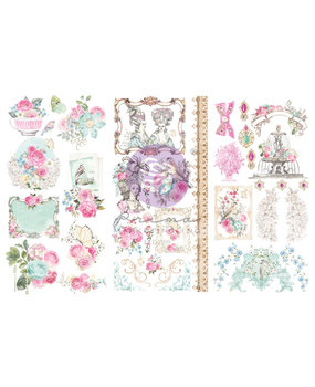 Prima Marketing Avec Amour Rub-Ons Transfer Sheets (3sheets) (662172) (DISCONTINUED)