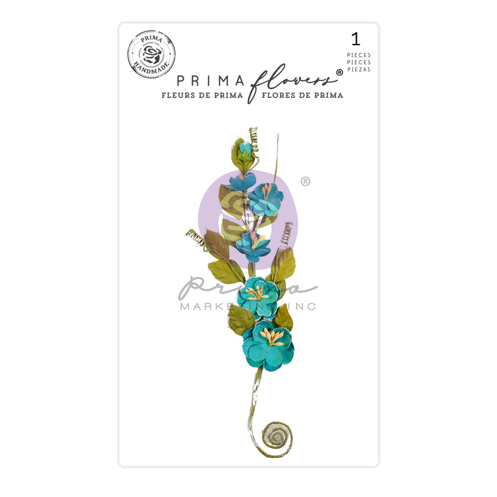 Prima Marketing Postcards from Paradise Flowers Pastel Clouds (1pcs) (664527) (DISCONTINUED)