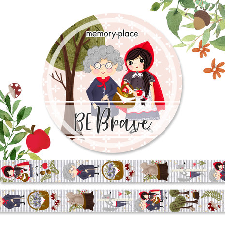 Memory Place Be Brave Washi Tape 1 (MP-61162) (OUTLET) Memory Place Be Brave Washi Tape 1 (MP-61162) (OUTLET)