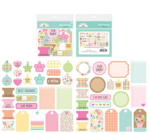 Doodlebug Design Pretty Kitty Bits & Pieces (7621) (OUTLET)
