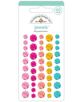Doodlebug Design Kitty Assortment Jewels (7604) (DISCONTINUED)