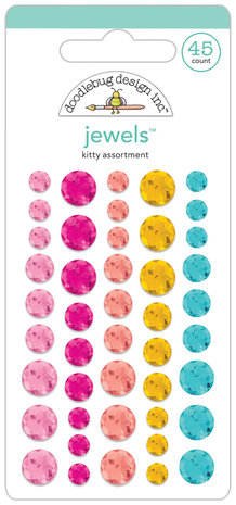 Doodlebug Design Kitty Assortment Jewels (7604) (OUTLET)