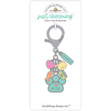 Doodlebug Design I Love My Cat Just Charming Clip & Keychain (7618) (DISCONTINUED)