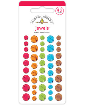 Doodlebug Design Puppy Assortment Jewels (7650) (DISCONTINUED)