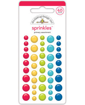 Doodlebug Design Primary Assortment Sprinkles (7645) (DISCONTINUED) Doodlebug Design Primary Assortment Sprinkles (7645) (DISCONTINUED)