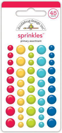 Doodlebug Design Primary Assortment Sprinkles (7645) (DISCONTINUED) Doodlebug Design Primary Assortment Sprinkles (7645) (DISCONTINUED)