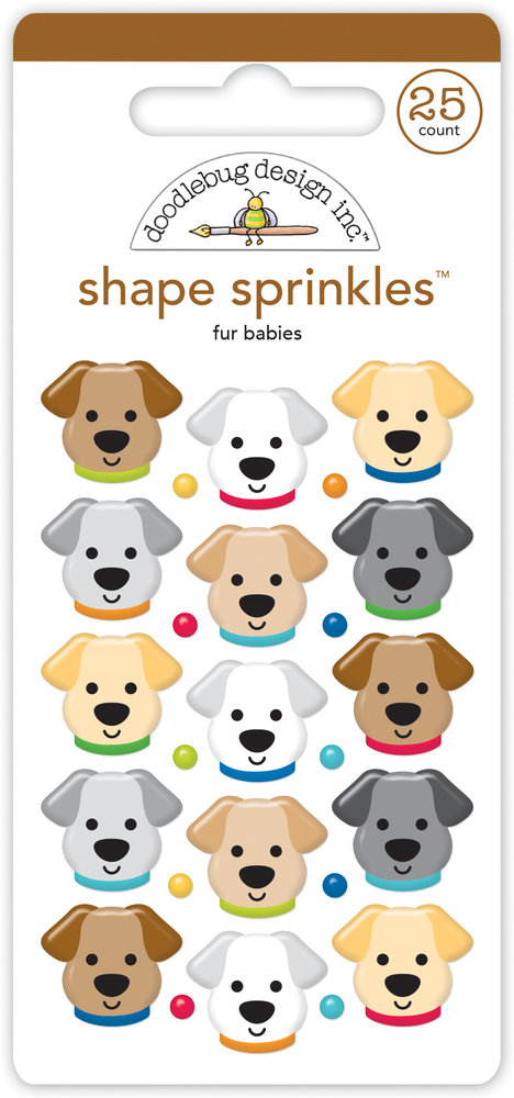 Doodlebug Design Fur Babies Shape Sprinkles (7647) (DISCONTINUED) Doodlebug Design Fur Babies Shape Sprinkles (7647) (DISCONTINUED)