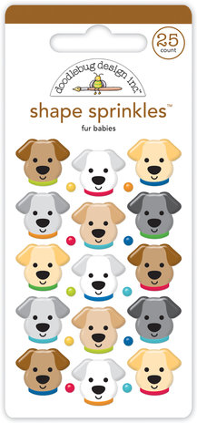 Doodlebug Design Fur Babies Shape Sprinkles (7647) (DISCONTINUED) Doodlebug Design Fur Babies Shape Sprinkles (7647) (DISCONTINUED)