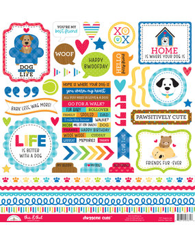 Doodlebug Design Doggone Cute This & That Stickers (7671) (DISCONTINUED)
