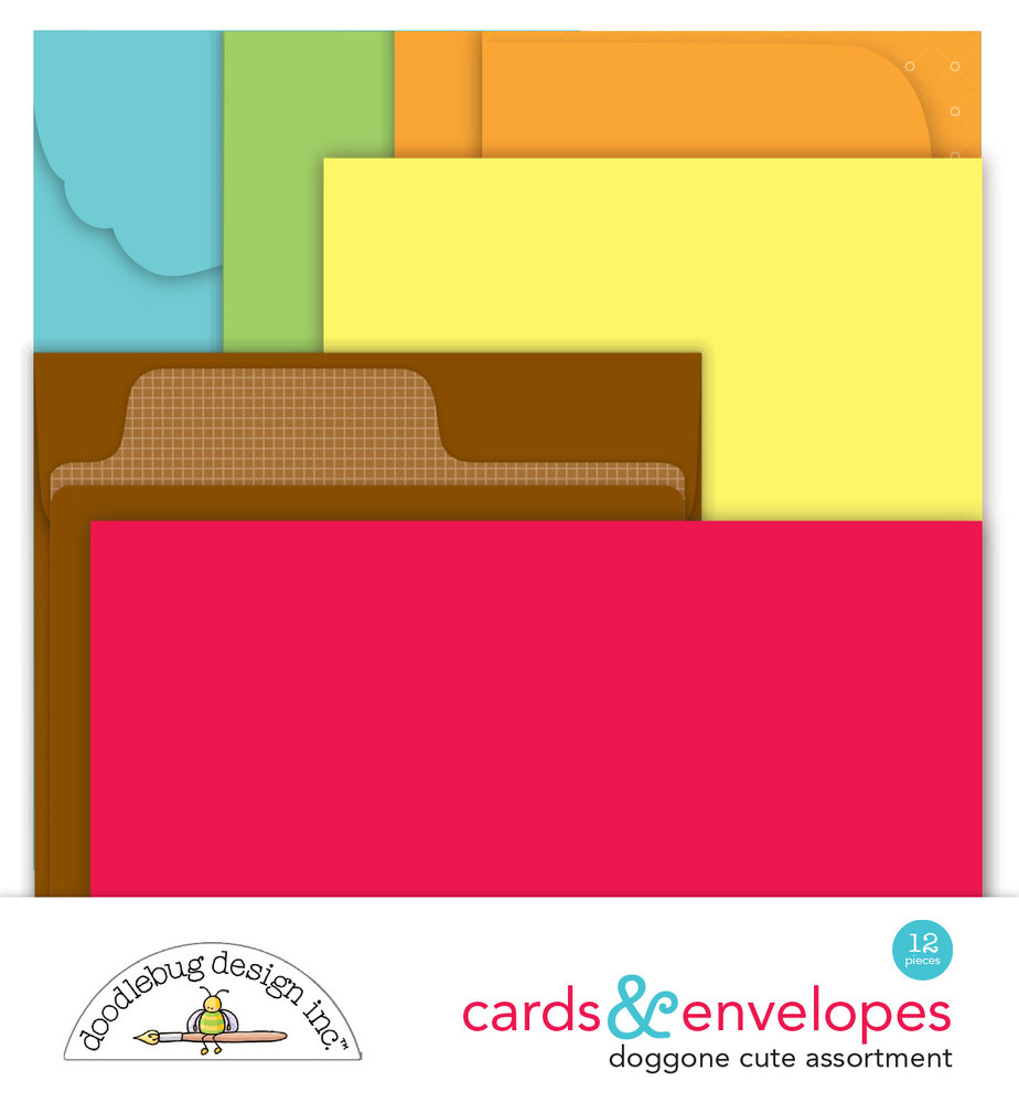 Doodlebug Design Doggone Cute Assortment Cards & Envelopes (7668) (DISCONTINUED) Doodlebug Design Doggone Cute Assortment Cards & Envelopes (7668) (DISCONTINUED)