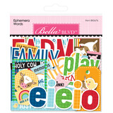 Bella BLVD EIEIO Ephemera Words (BB2676) (OUTLET)
