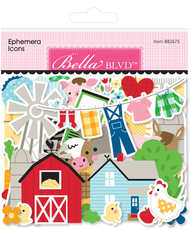 Bella BLVD EIEIO Ephemera Icons (BB2675) (DISCONTINUED)