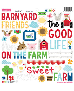 Bella BLVD EIEIO Ciao Chipboard Icons (BB2677) (OUTLET)