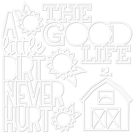 Bella BLVD The Good Life Cut Outs (BB2684) (DISCONTINUED) Bella BLVD The Good Life Cut Outs (BB2684) (DISCONTINUED)