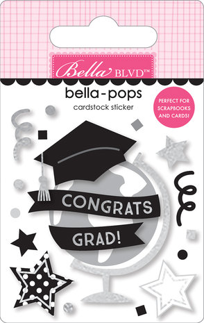 Bella BLVD Congrats Grad Bella-pops (BB2710) (OUTLET) Bella BLVD Congrats Grad Bella-pops (BB2710) (OUTLET)