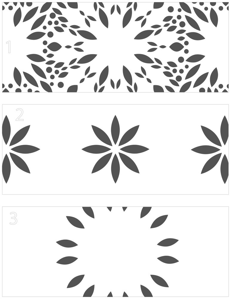 The Crafter's Workshop Mums Slimline Layered Stencil (TCW6033) (OUTLET)